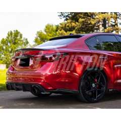 Sport Style Carbon Fiber Rear Diffuser For INFINITI Q50 2013-2024