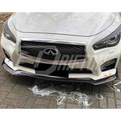 A Style Carbon Fiber Front Lip For INFINITI Q50 2018-2024