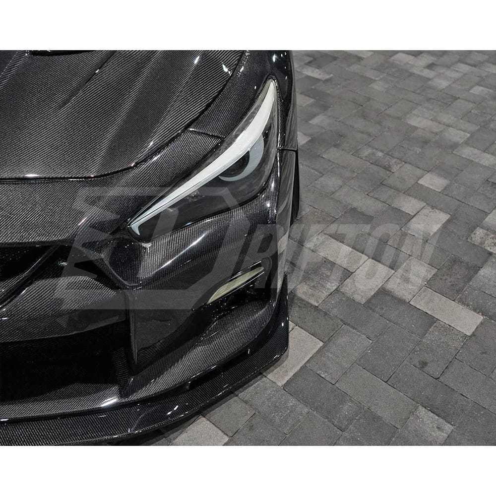 LB Style Full Carbon Fiber Front Bumper For INFINITI Q50 2013-2024
