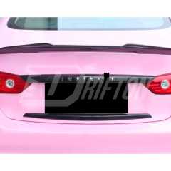 Dry Carbon Fiber Trunk Lid Upper Trim For INFINITI Q50 2013-2017