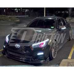 GTS Style Carbon Fiber Hood For INFINITI Q50 2013-2024