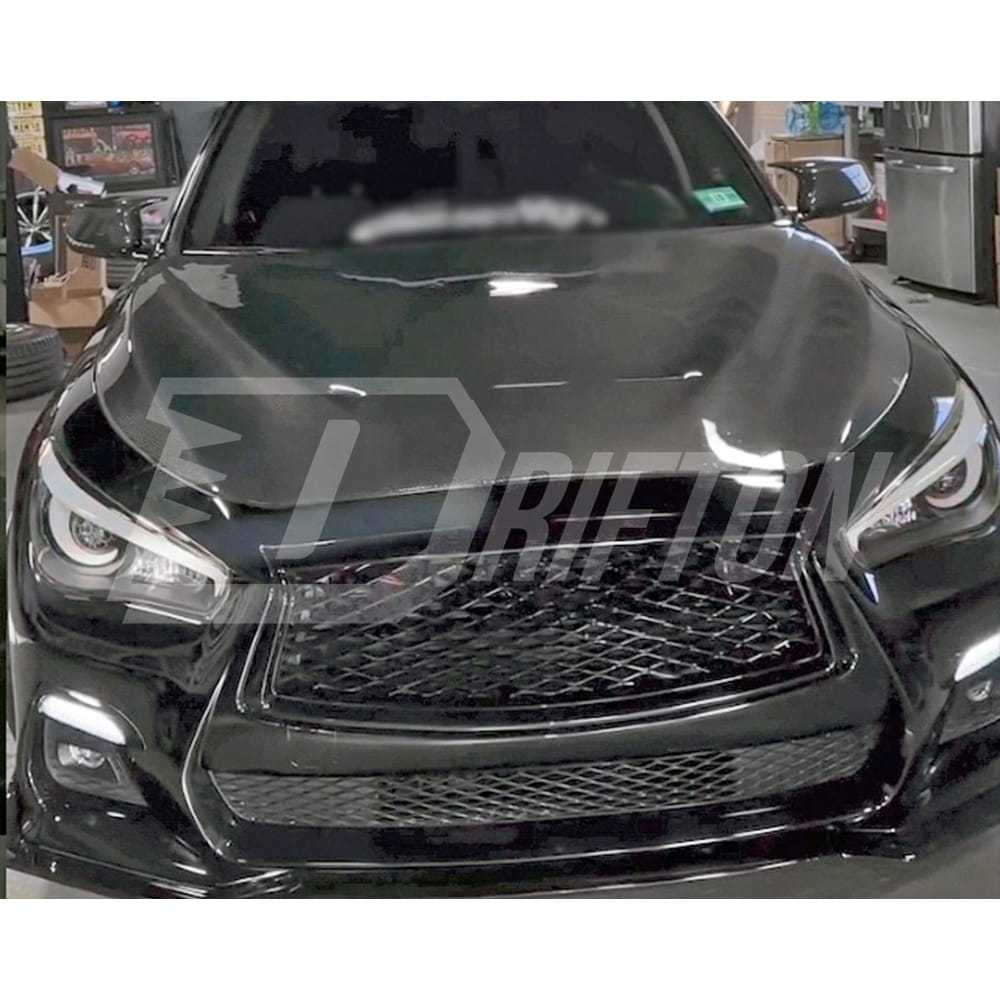 GTS Style Carbon Fiber Hood For INFINITI Q50 2013-2024