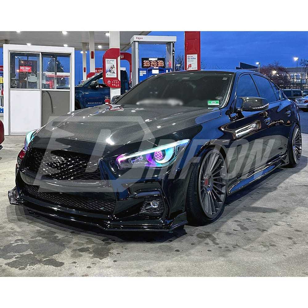 GTS Style Carbon Fiber Hood For INFINITI Q50 2013-2024