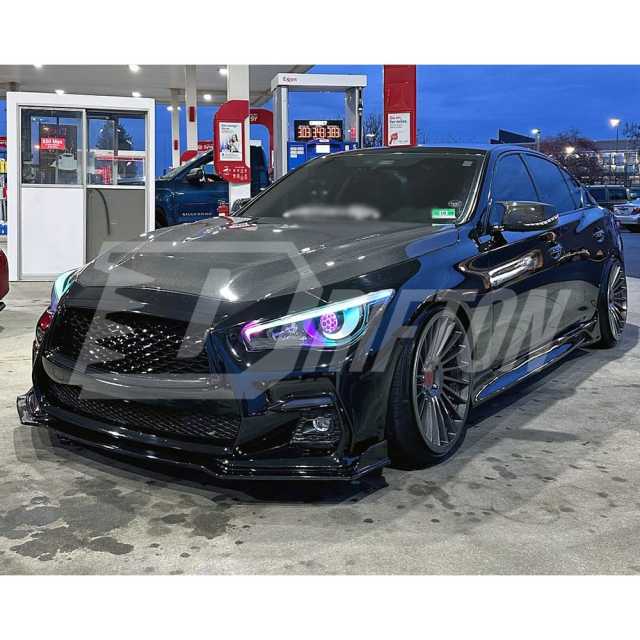 GTS Style Carbon Fiber Hood For INFINITI Q50 2013-2024