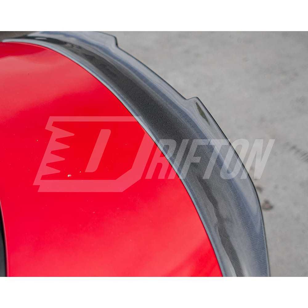 PSM Style Carbon Fiber Rear Spoiler Trunk Wing For INFINITI Q50 2013-2024