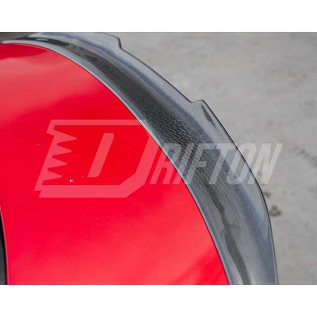 PSM Style Carbon Fiber Rear Spoiler Trunk Wing For INFINITI Q50 2013-2024