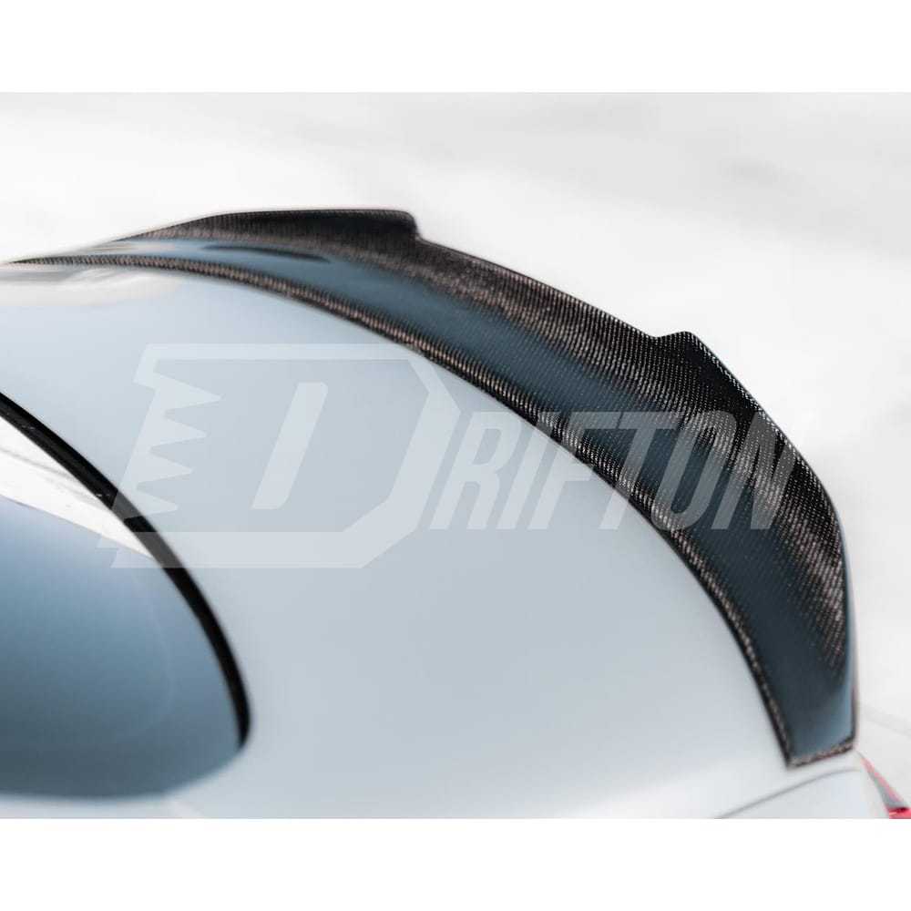 PSM Style Carbon Fiber Rear Spoiler Trunk Wing For INFINITI Q50 2013-2024