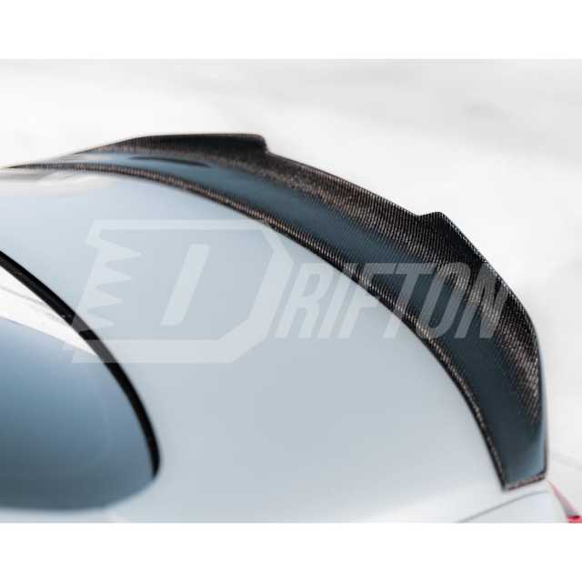 PSM Style Carbon Fiber Rear Spoiler Trunk Wing For INFINITI Q50 2013-2024