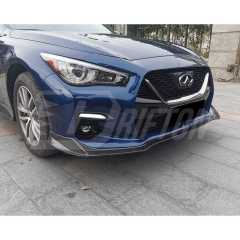 Varis Style Carbon Fiber Front Lip For INFINITI Q50 400R