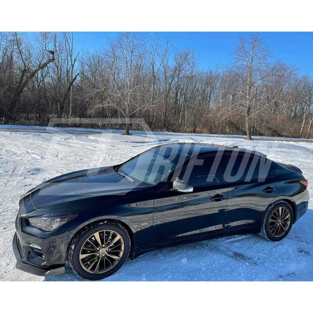 A Style Carbon Fiber Front Lip For INFINITI Q50 2018-2024