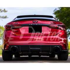 Sport Style Carbon Fiber Rear Diffuser For INFINITI Q50 2013-2024