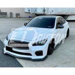 A Style Carbon Fiber Front Lip For INFINITI Q50 2018-2024