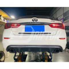 Access Evolution Style Rear Carbon Fiber Diffuser For INFINITI Q50 2013-2017