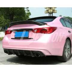 ASPEC Style Carbon Fiber Trunk Spoiler Rear Spoiler For Infiniti Q50 Q50S 2013-2024