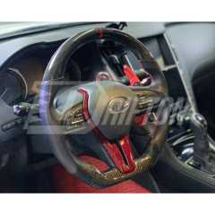 Drifton V3 Style Custom Made Carbon Fiber Steering Wheel For Infiniti Q50 Q50S 2018-2024