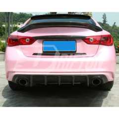 ASPEC Style Carbon Fiber Trunk Spoiler Rear Spoiler For Infiniti Q50 Q50S 2013-2024