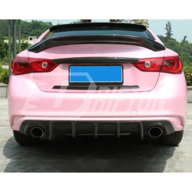 ASPEC Style Carbon Fiber Trunk Spoiler Rear Spoiler For Infiniti Q50 Q50S 2013-2024