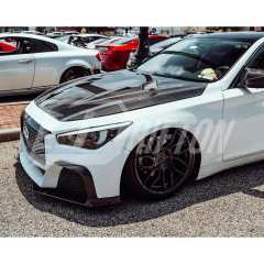 Drifton Style Carbon Fiber Hood For Infiniti Q50 2013-2024