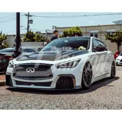 Drifton Style Carbon Fiber Hood For Infiniti Q50 2013-2024