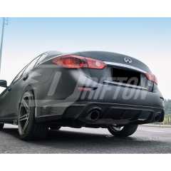 Project Black S Concept Style Carbon Fiber Side Skirt For Infiniti Q50 2013-2024