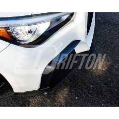 Project Black S Concept Style Partial Carbon Fiber Front Bumper For Infiniti Q50 2013-2024