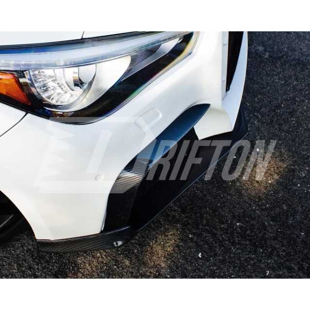 Project Black S Concept Style Partial Carbon Fiber Front Bumper For Infiniti Q50 2013-2024