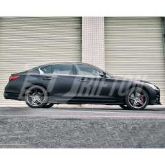 Project Black S Concept Style Carbon Fiber Side Skirt For Infiniti Q50 2013-2024