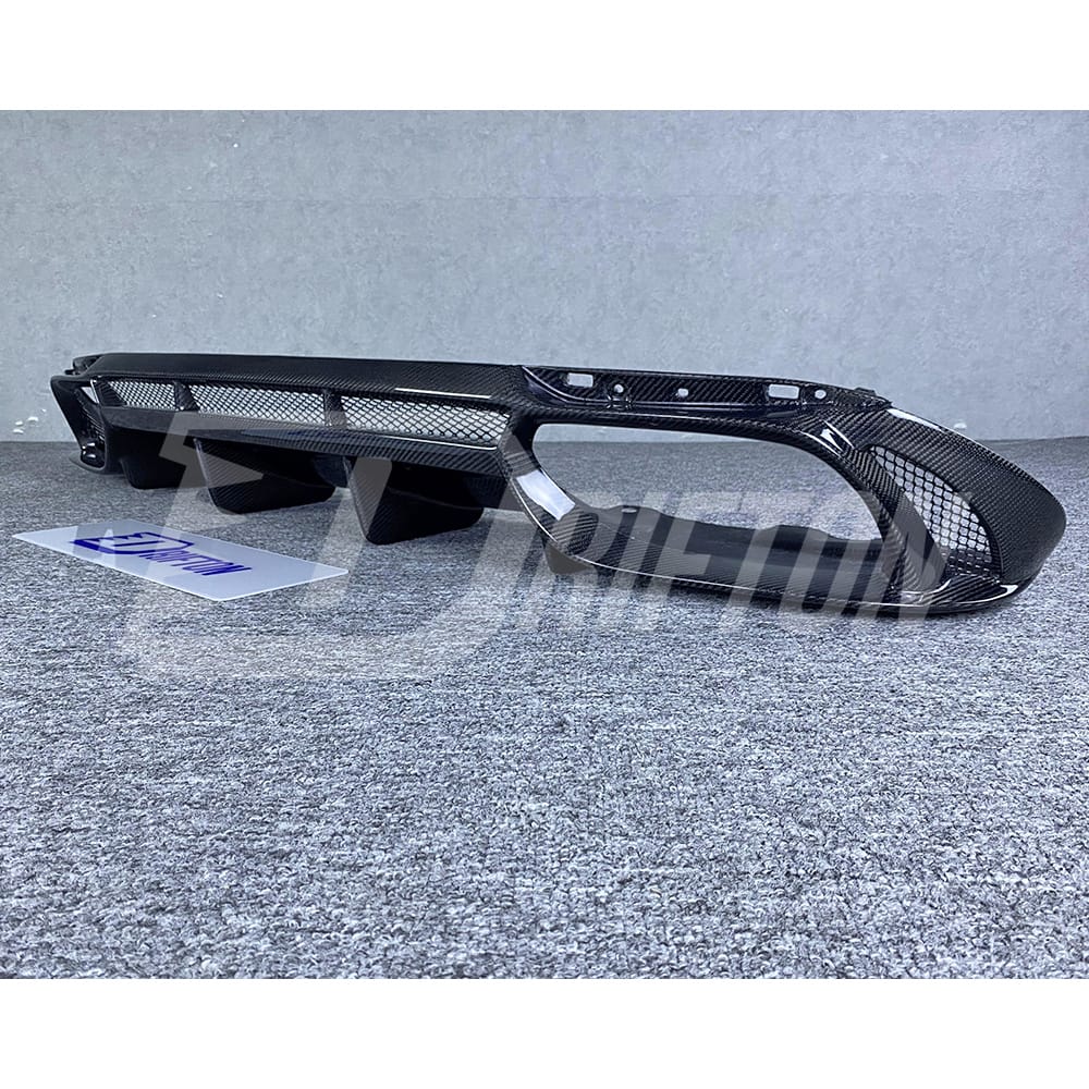 A Style Carbon Fiber Rear Diffuser For Alfa Romeo Giulia Base Ti 2016-2023