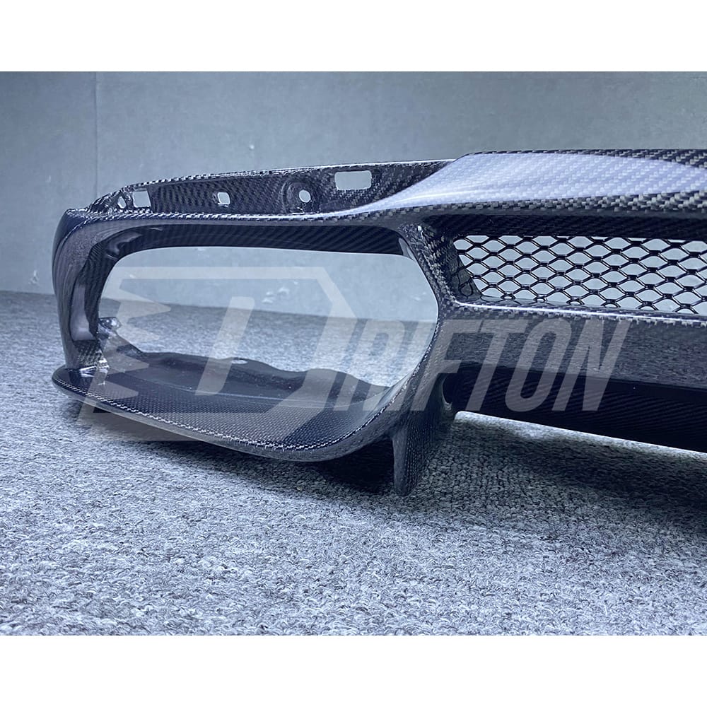 A Style Carbon Fiber Rear Diffuser For Alfa Romeo Giulia Base Ti 2016-2023