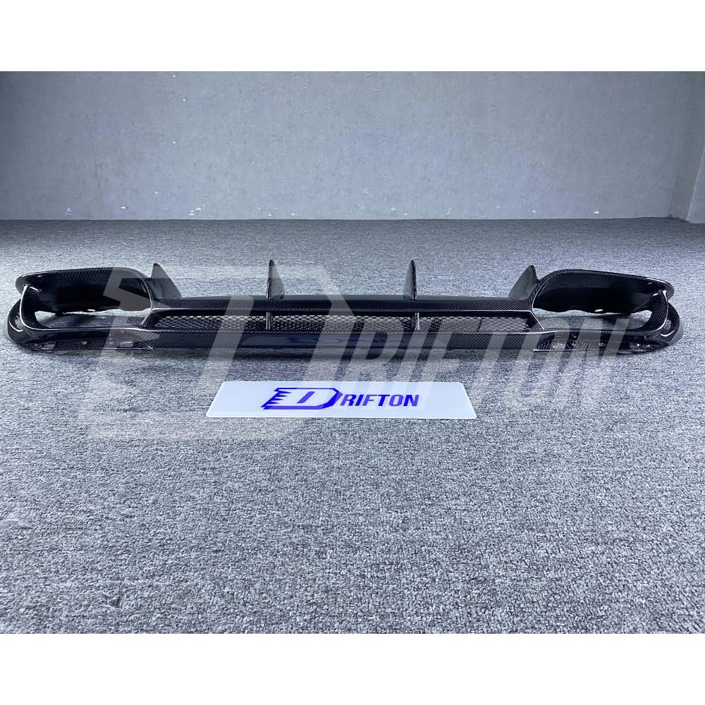 A Style Carbon Fiber Rear Diffuser For Alfa Romeo Giulia Base Ti 2016-2023