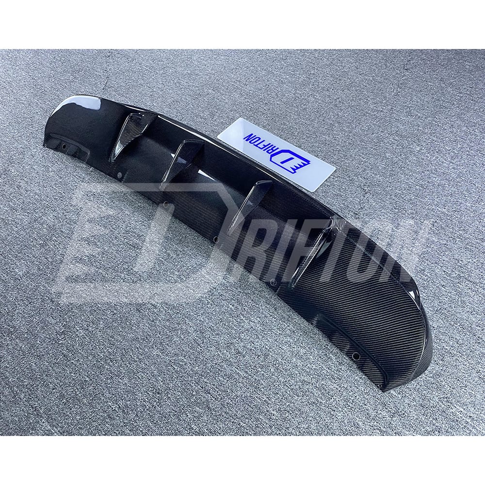 A Style Carbon Fiber Rear Diffuser For Alfa Romeo Giulia Base Ti 2016-2023
