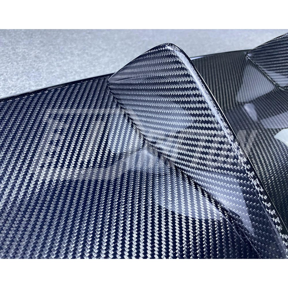 A Style Carbon Fiber Rear Diffuser For Alfa Romeo Giulia Base Ti 2016-2023