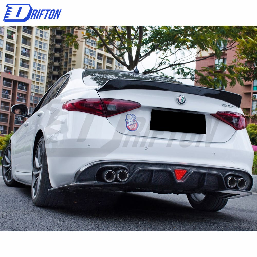 CMST Style Carbon Fiber Spoiler For Alfa Romeo Giulia Base Ti 2016-2023