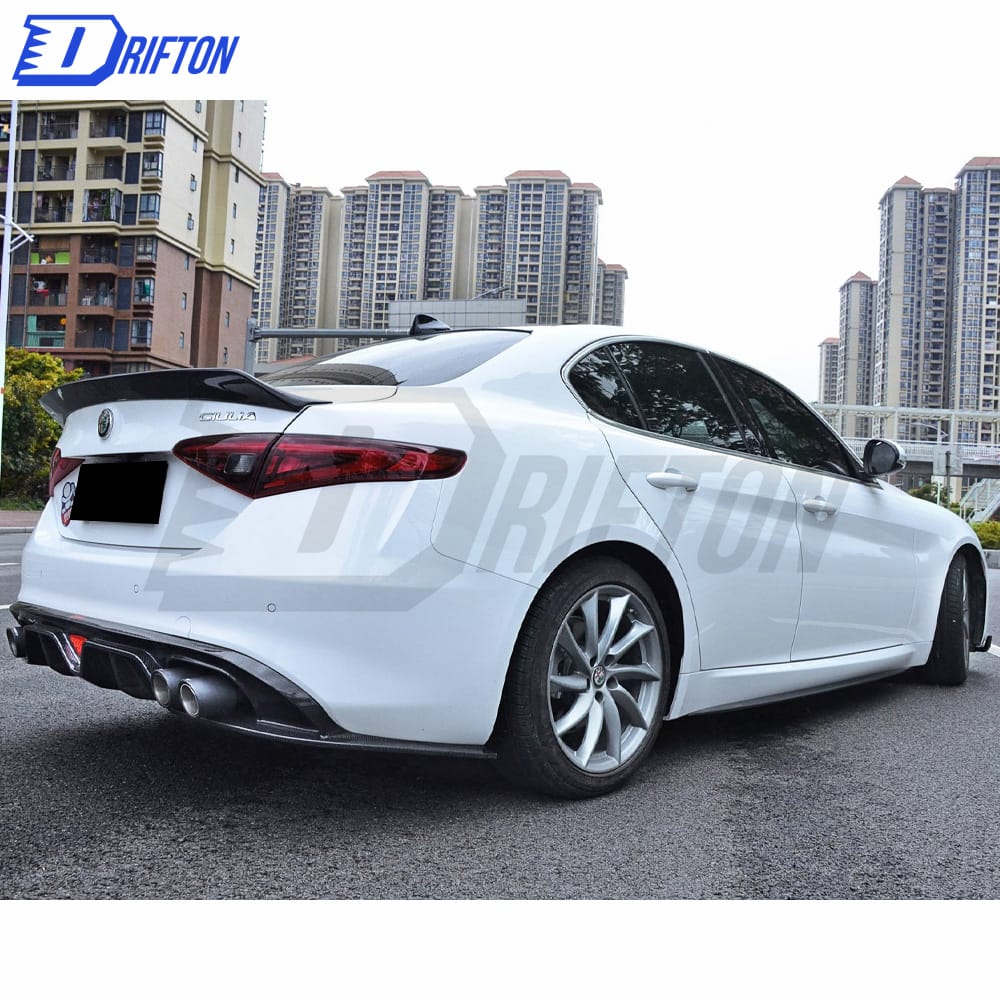 CMST Style Carbon Fiber Spoiler For Alfa Romeo Giulia Base Ti 2016-2023