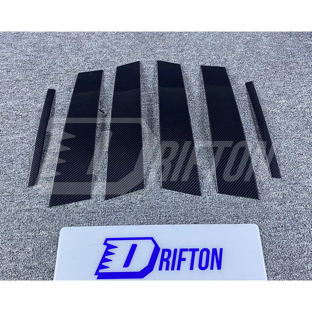Dry Carbon Fiber B Pillar For Alfa Romeo Giulia Quadrifoglio