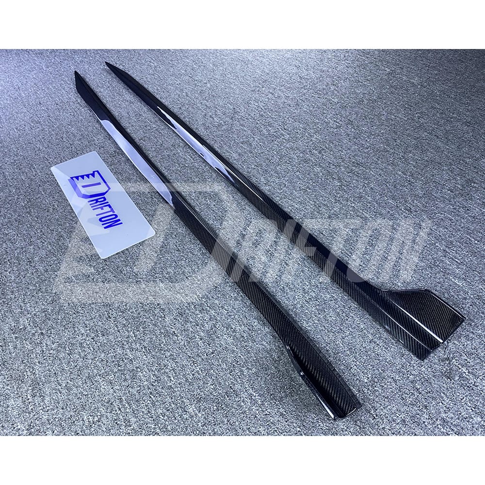 GTAM Style Carbon Fiber Side Skirt For Alfa Romeo Giulia 2016-2023