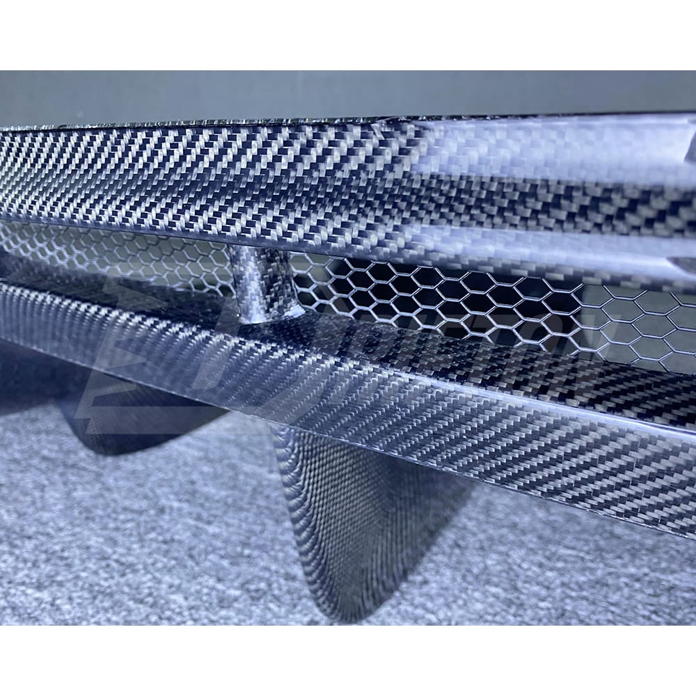 Quadrifoglio Style Carbon Fiber Rear Diffuser For Alfa Romeo Giulia Sport Milano 2016-2023