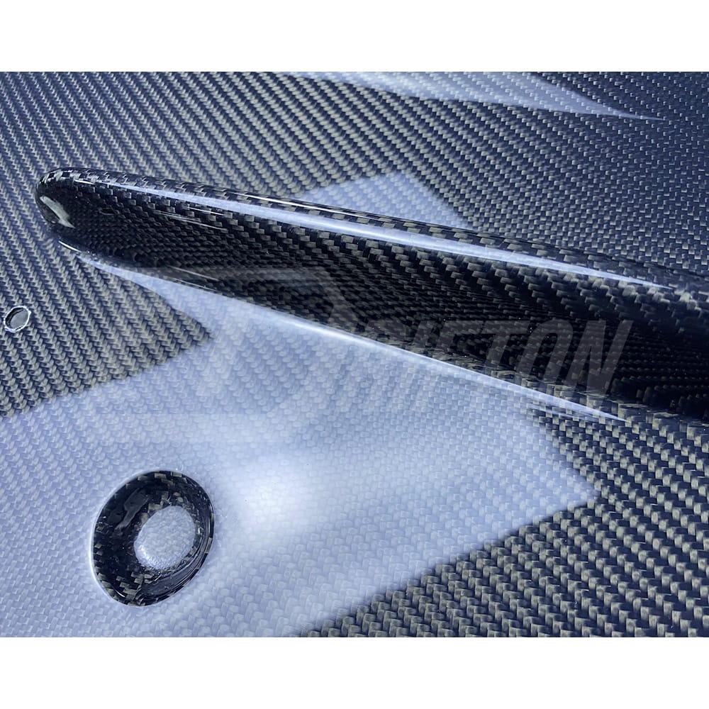 Quadrifoglio Style Carbon Fiber Rear Diffuser For Alfa Romeo Giulia Sport Milano 2016-2023