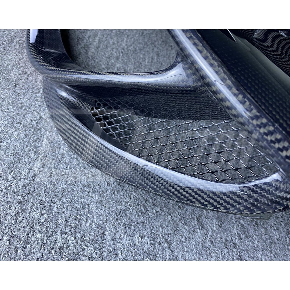 Quadrifoglio Style Carbon Fiber Rear Diffuser For Alfa Romeo Giulia Sport Milano 2016-2023