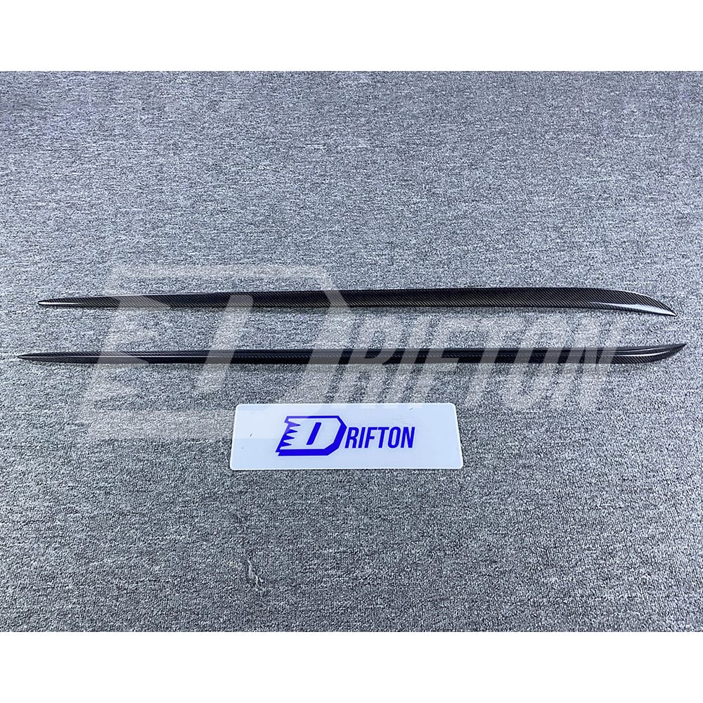 Quadrifoglio Style Carbon Fiber Side Skirt Trim For Alfa Romeo Giulia 2016-2023