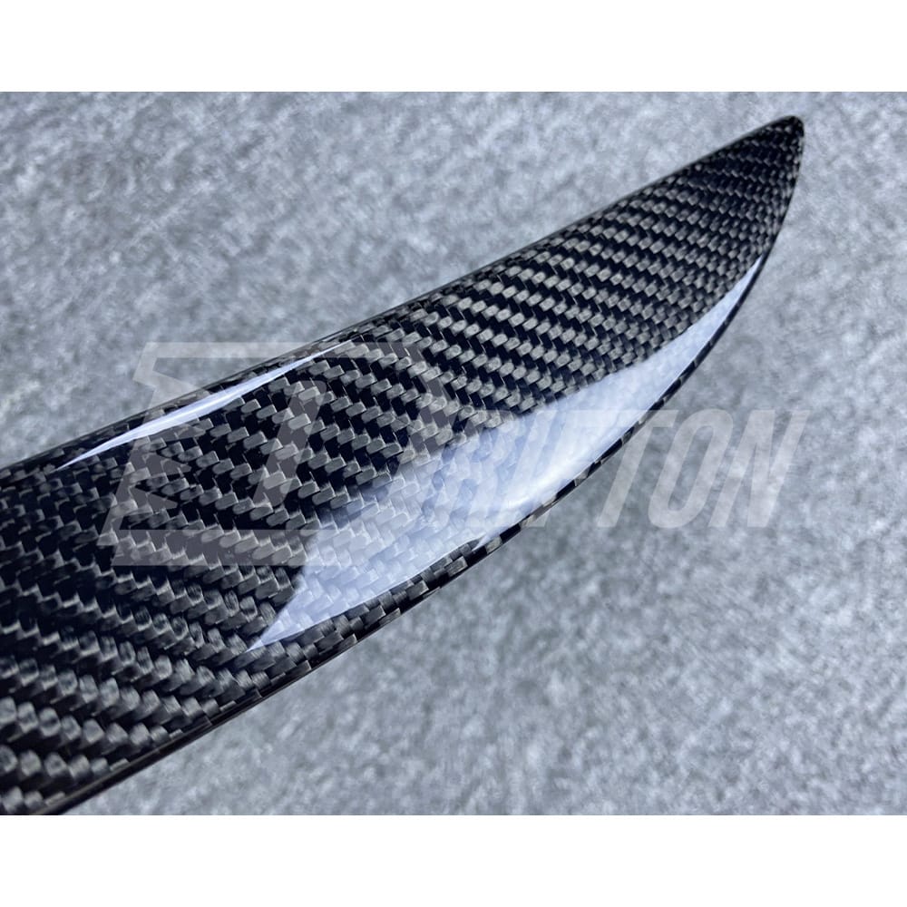 Quadrifoglio Style Carbon Fiber Side Skirt Trim For Alfa Romeo Giulia 2016-2023