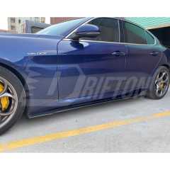 Madness Style Carbon Fiber Side Skirt For Alfa Romeo Giulia 2016-2023
