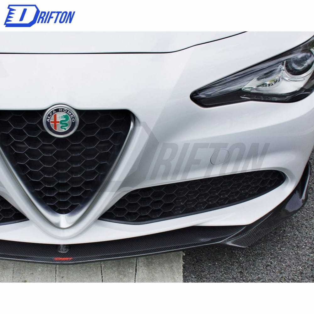 CMST Style Carbon Fiber Front Lip For Alfa Romeo Giulia Base Ti 2016-2023