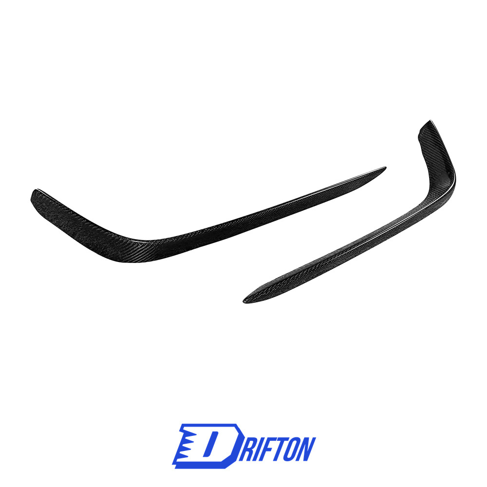 A Style Carbon Fiber Front Bumper Vent Trim For Alfa Romeo Giulia Base Ti 2016-2023