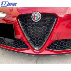 A Style Carbon Fiber Front Lip For Alfa Romeo Giulia Base Ti 2016-2023
