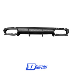 A Style Carbon Fiber Rear Diffuser For Alfa Romeo Giulia Base Ti 2016-2023