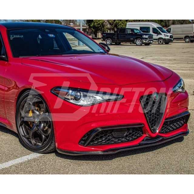 Carbon Fiber Front Lip For Alfa Romeo Giulia Sport 2016-2023