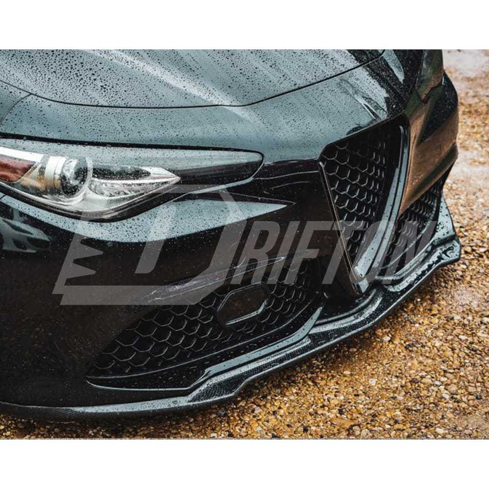 Carbon Fiber Front Lip For Alfa Romeo Giulia Sport 2016-2023