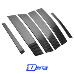 Dry Carbon Fiber B Pillar For Alfa Romeo Giulia Quadrifoglio 2016-2023