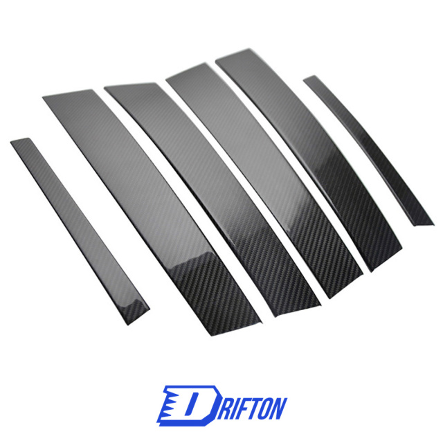 Dry Carbon Fiber B Pillar For Alfa Romeo Giulia Quadrifoglio 2016-2023